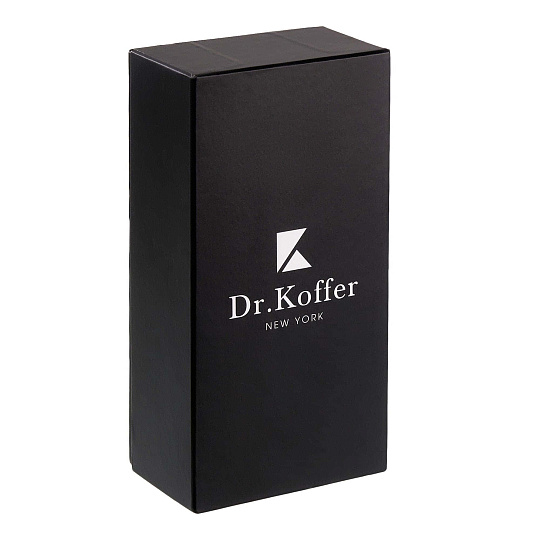 Очечник Dr.Koffer из натуральной кожи коричневый