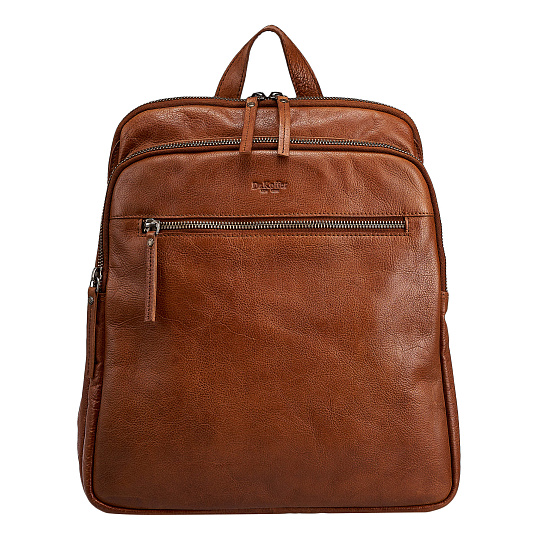 Рюкзак Dr.Koffer из натуральной кожи светло-коричневый