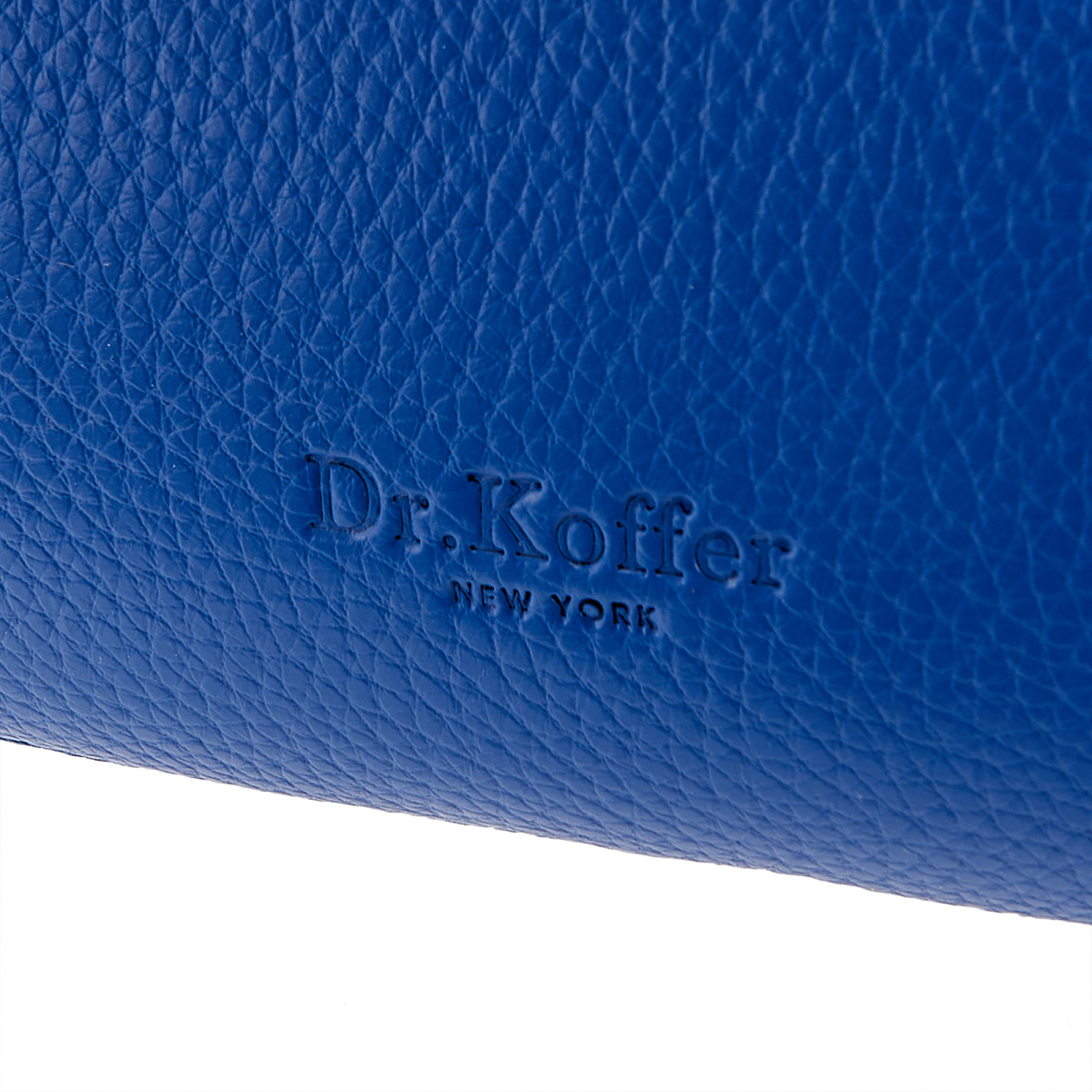 Женская сумка Dr. Koffer из натуральной кожи синяя