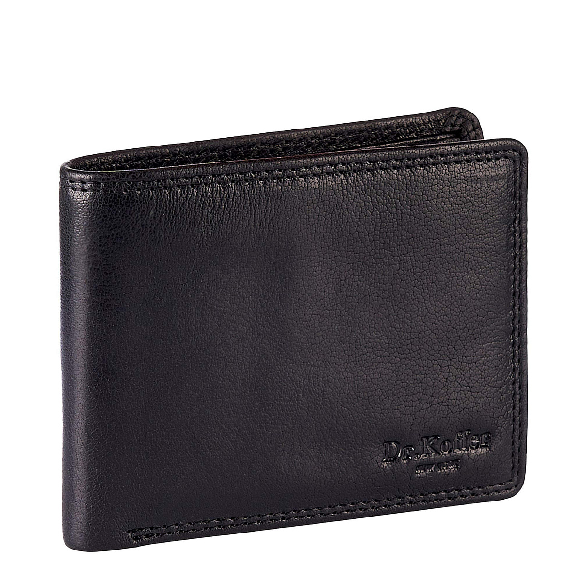 Портмоне Dr.Koffer из натуральной кожи черное