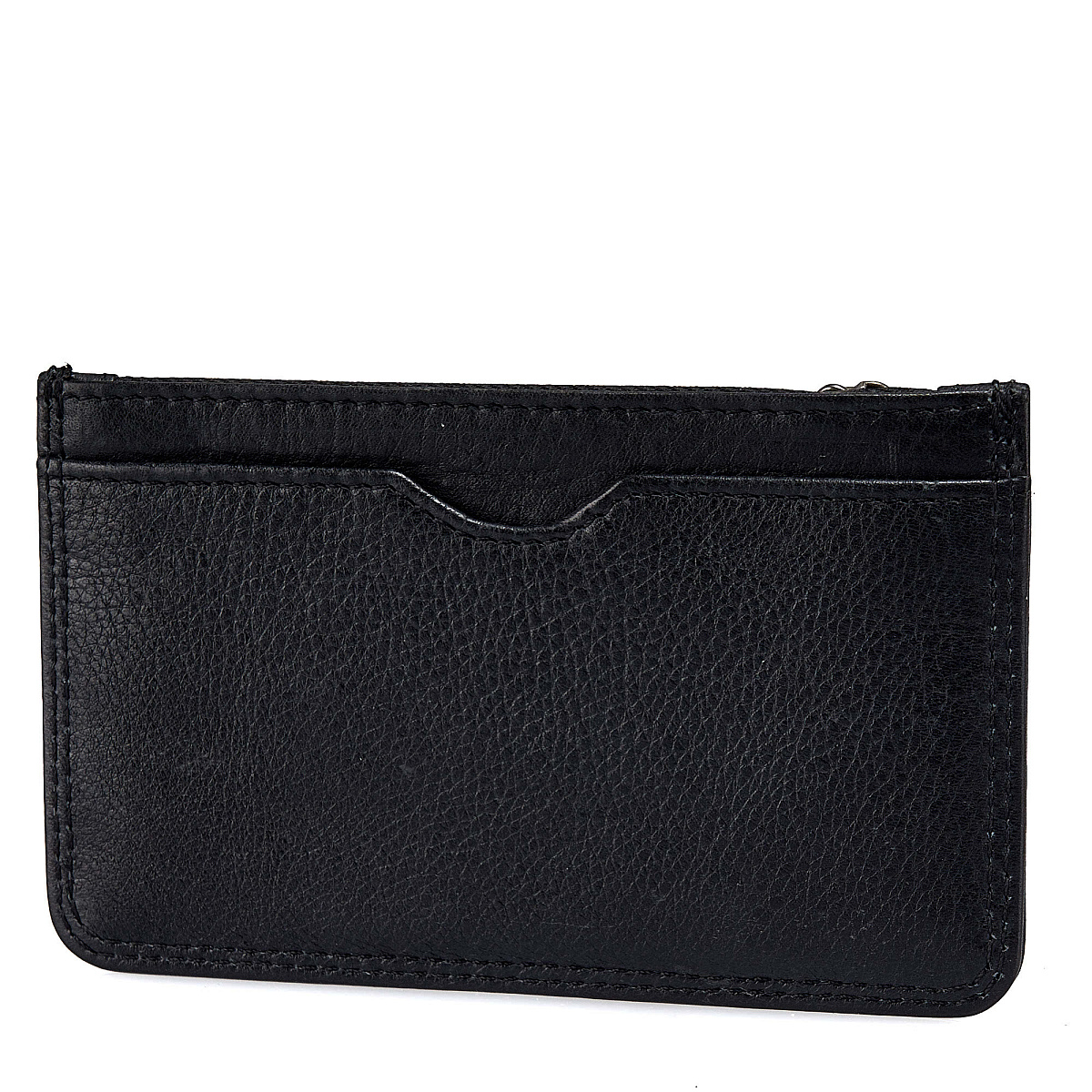 Кредитница Dr.Koffer из натуральной кожи черная