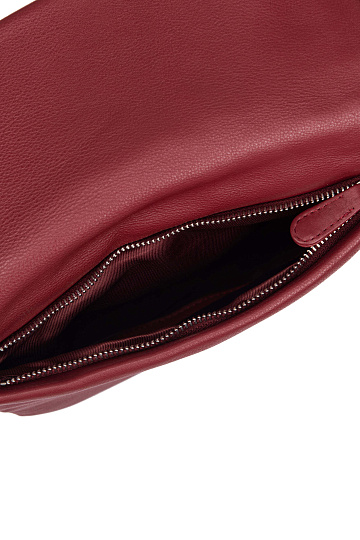 Женская сумка Dr.Koffer из натуральной кожи бордовая