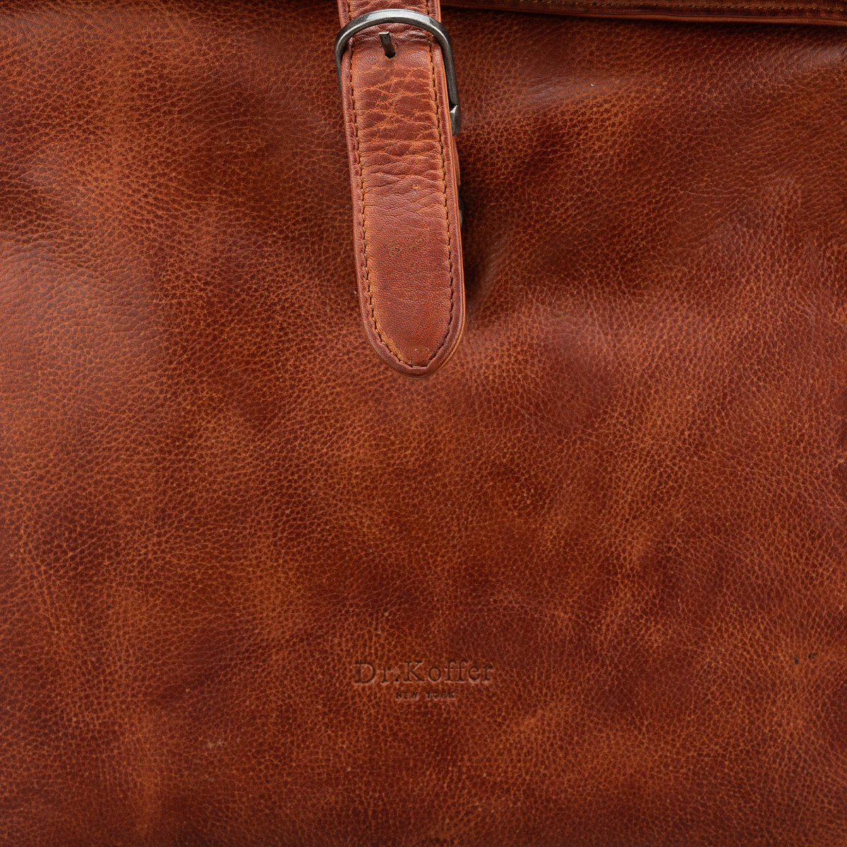 Рюкзак Dr.Koffer из натуральной кожи светло-коричневый