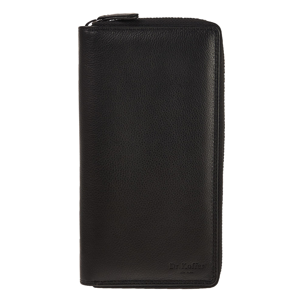 Портмоне Dr.Koffer из натуральной кожи черное