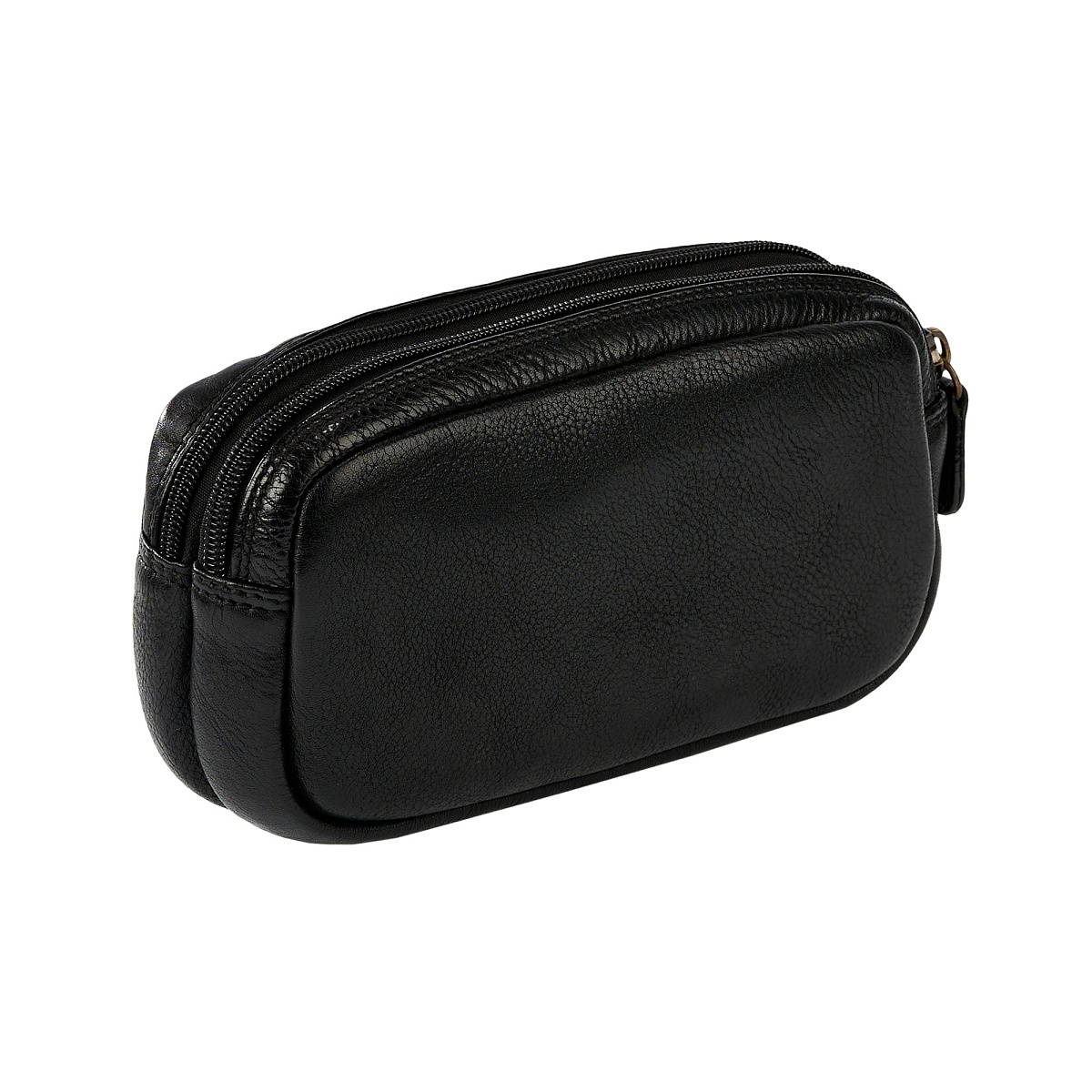Несессер Dr. Koffer из натуральной кожи черный