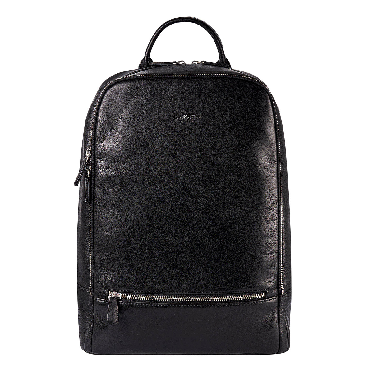Рюкзак Dr.Koffer из натуральной кожи черный