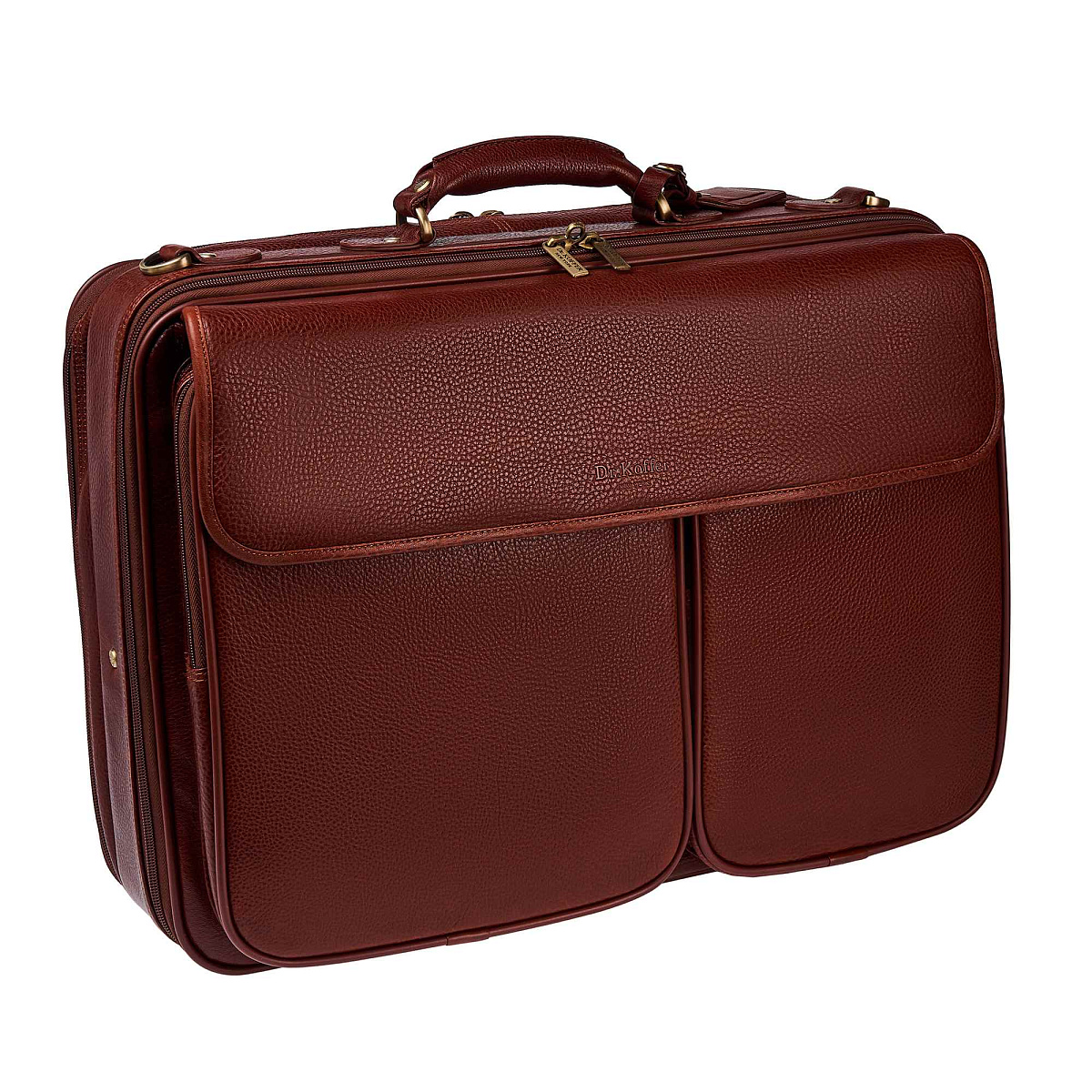 Сумка дорожная портплед Dr.Koffer из натуральной кожи