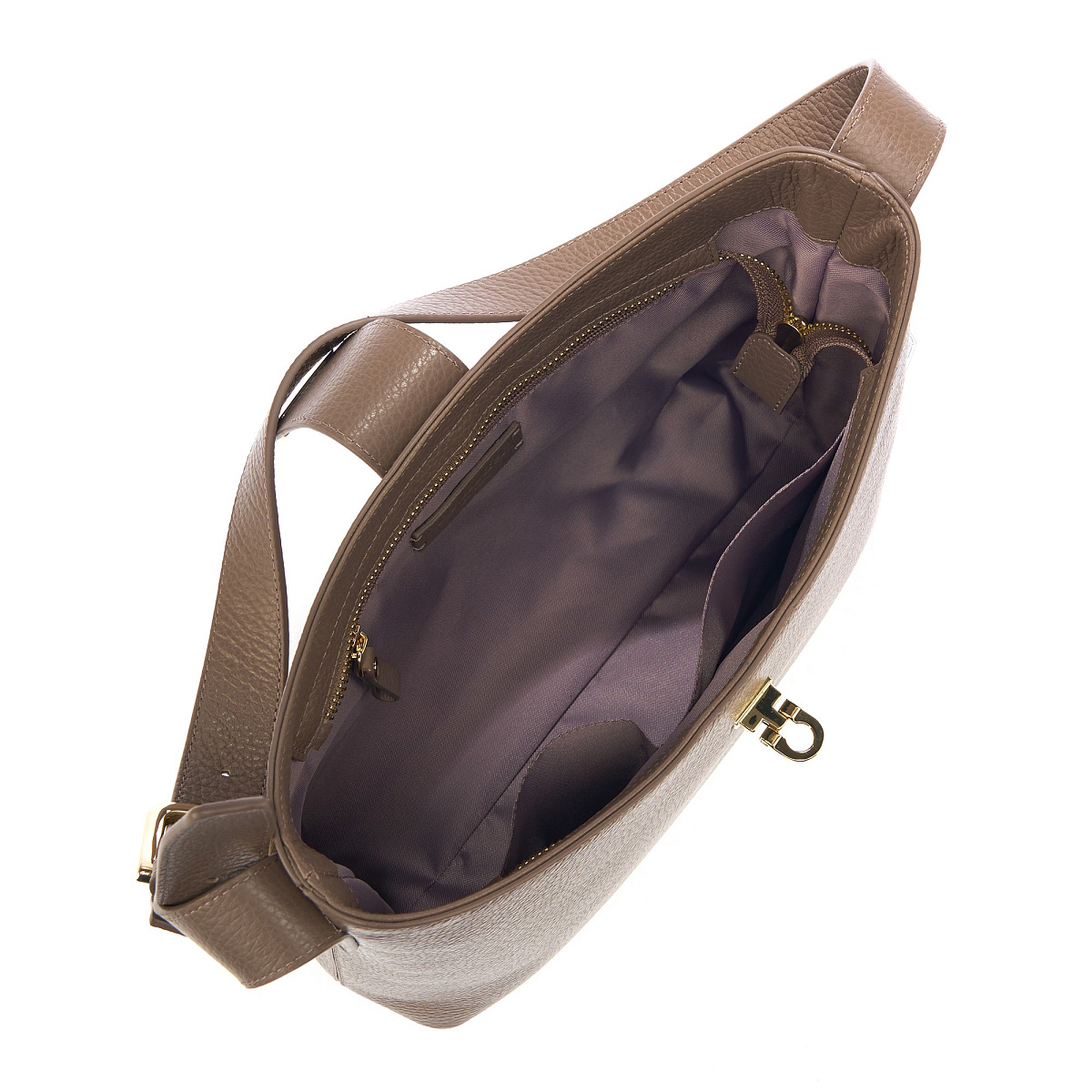 Женская сумка  Dr. Koffer из натуральной кожи бежевая