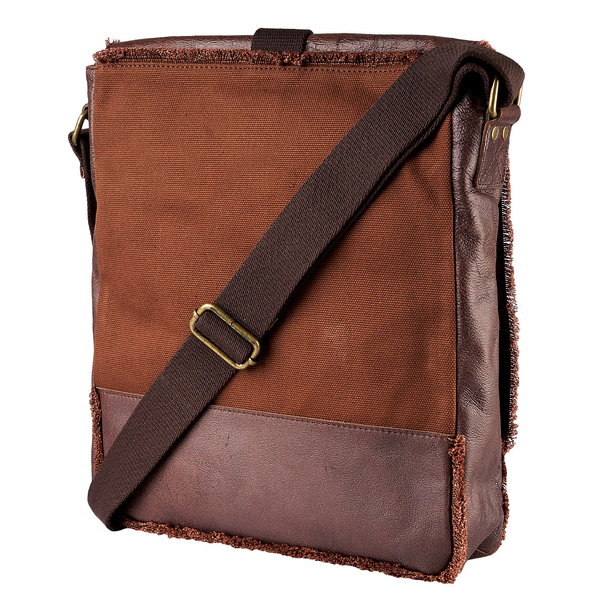 Сумка через плечо Dr.Koffer из натуральной кожи коричневая