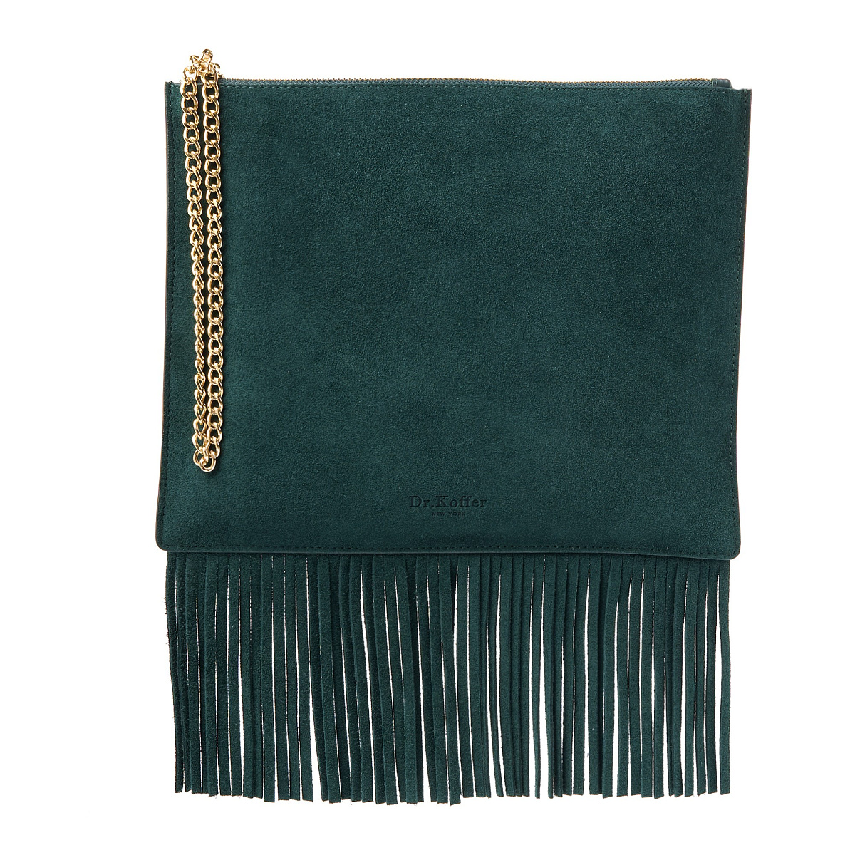 Женская сумка  Dr. Koffer из натуральной кожи зеленая