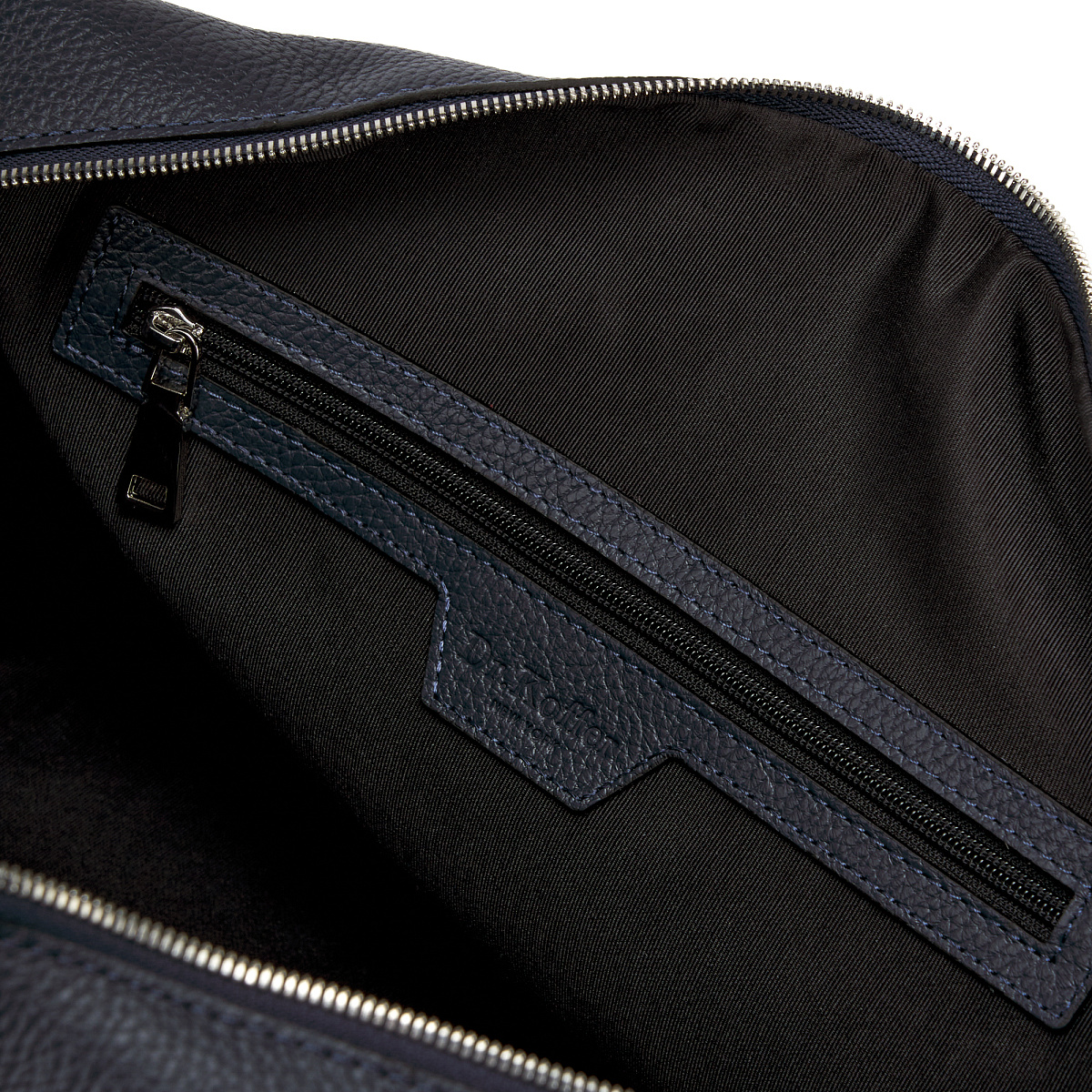 Дорожная сумка Dr.Koffer из натуральной кожи синяя