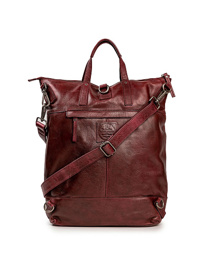 Рюкзак Dr.Koffer из натуральной кожи бордовый