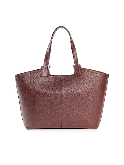 Женская сумка Dr. Koffer из натуральной кожи бордовая