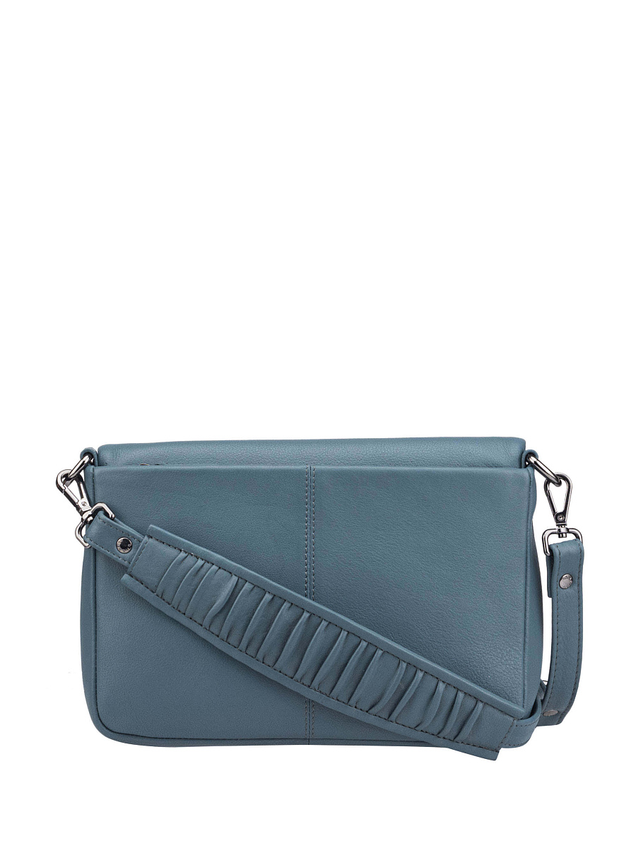 Женская сумка Dr.Koffer из натуральной кожи голубая