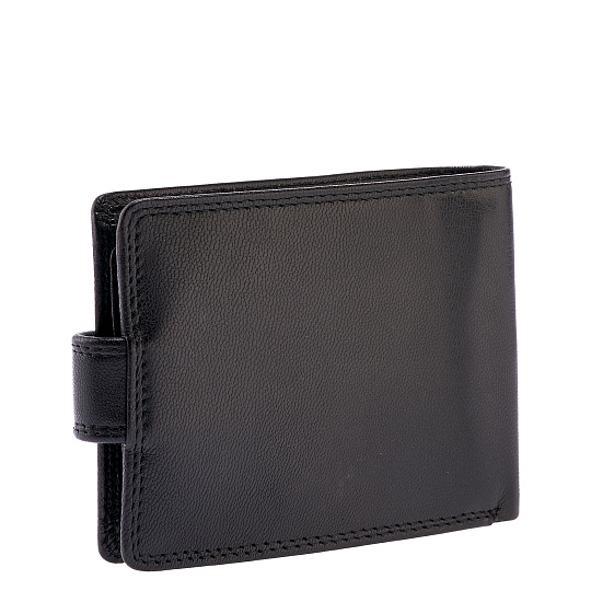 Портмоне Dr.Koffer из натуральной кожи черное