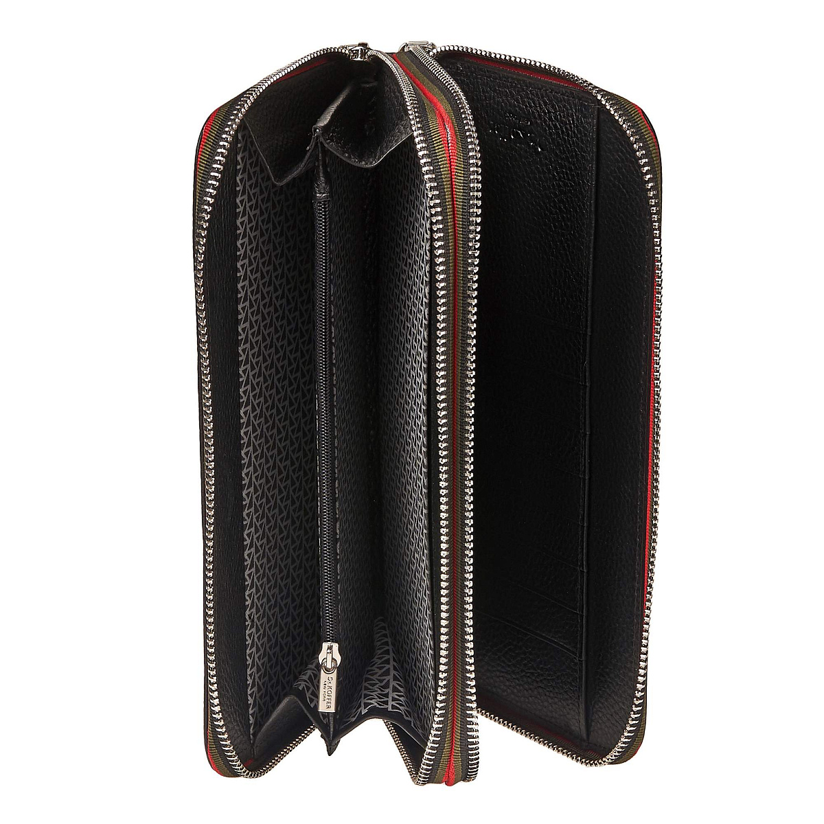 Портмоне Dr.Koffer из натуральной кожи черное