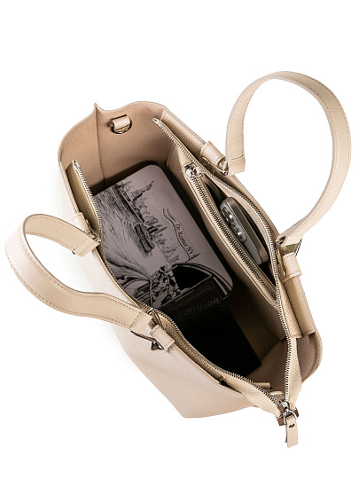 Женская сумка Dr. Koffer из натуральной кожи белая