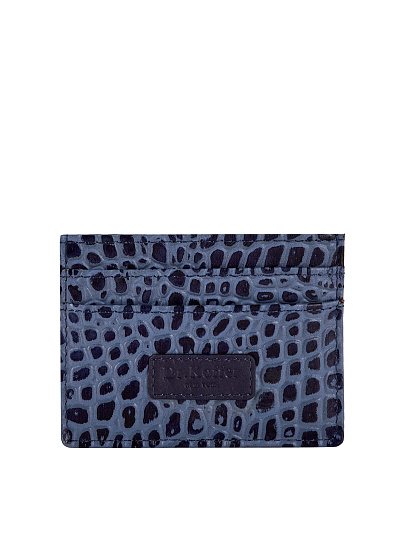 Кредитница Dr.Koffer из натуральной кожи фиолетовая