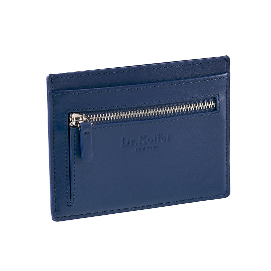 Кошелек Dr.Koffer из натуральной кожи синий