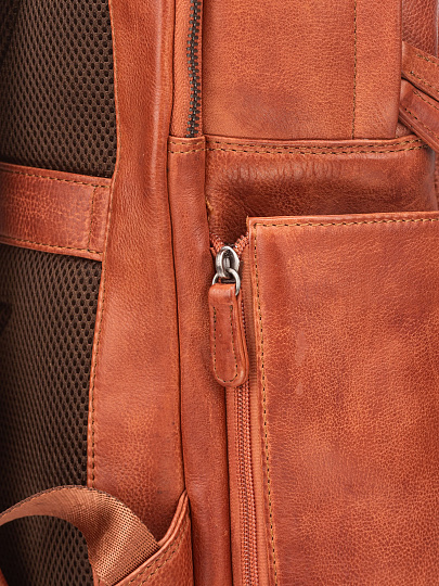 Рюкзак Dr. Koffer из натуральной кожи коричневый