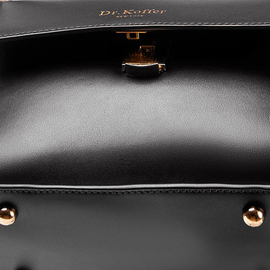 Сумка Dr.Koffer из натуральной кожи черная
