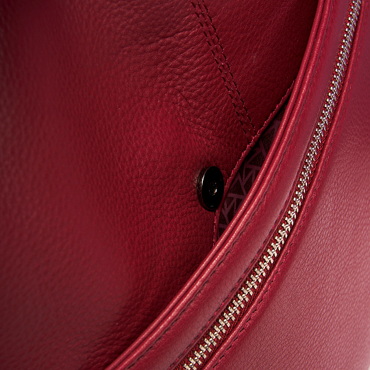 Рюкзак Dr.Koffer из натуральной кожи бордовый