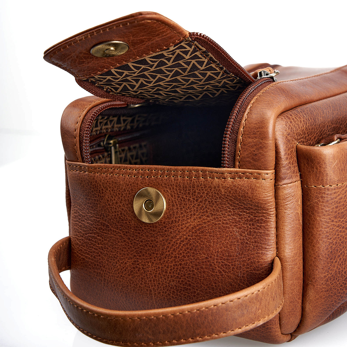 Несессер Dr.Koffer из натуральной кожи коричневый