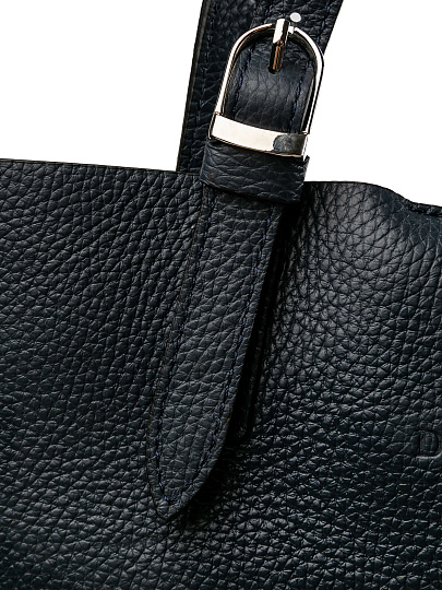 Женская сумка Dr.Koffer из натуральной кожи синяя