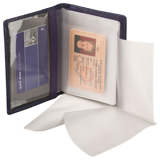 Обложка для автодокументов из натуральной кожи Dr. Koffer