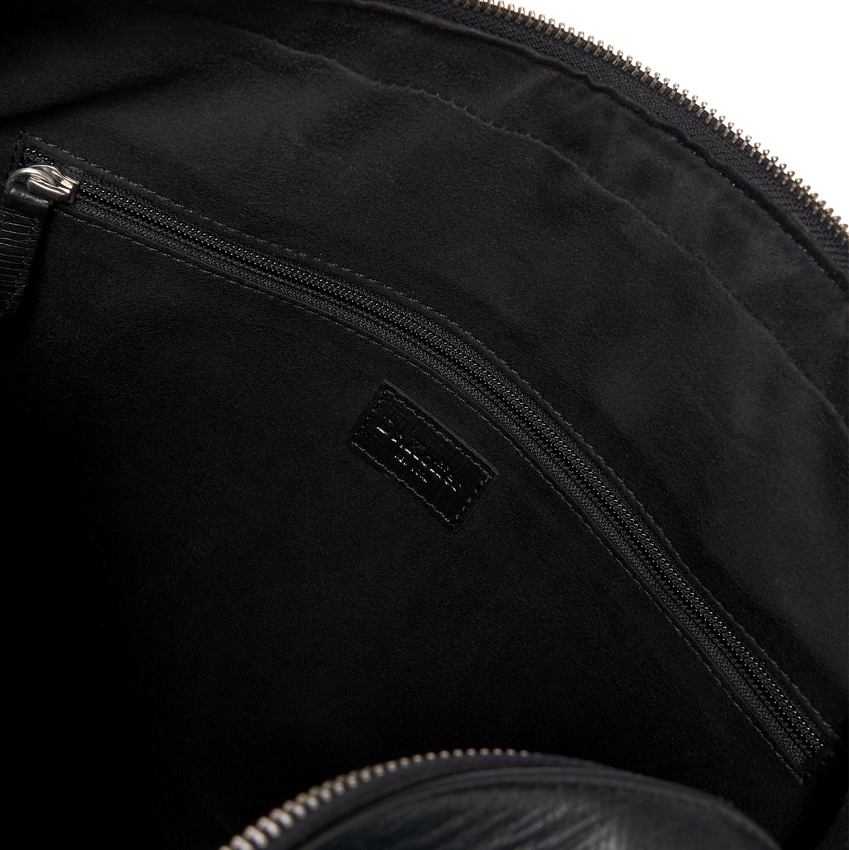 Деловая сумка Dr.Koffer из натуральной кожи черная