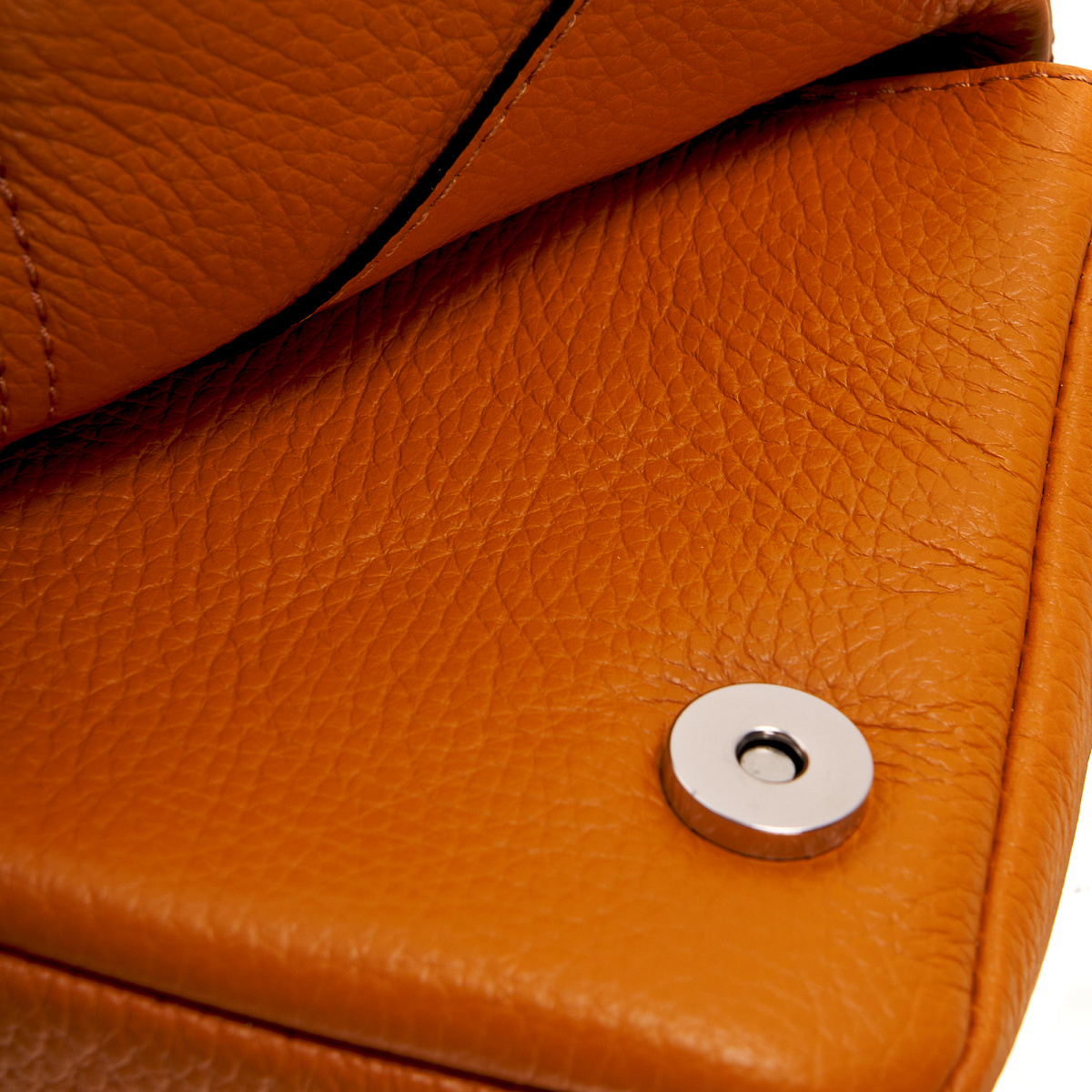 Женская сумка Dr. Koffer из натуральной кожи оранжевая