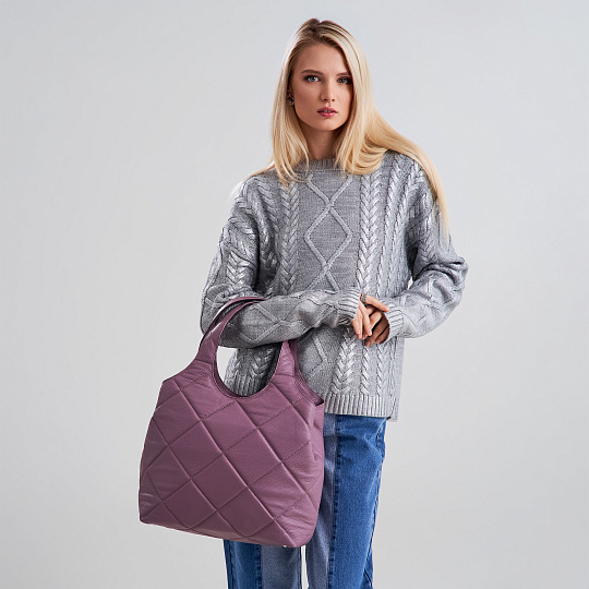 Женская сумка Dr. Koffer из натуральной кожи цвета фуксия