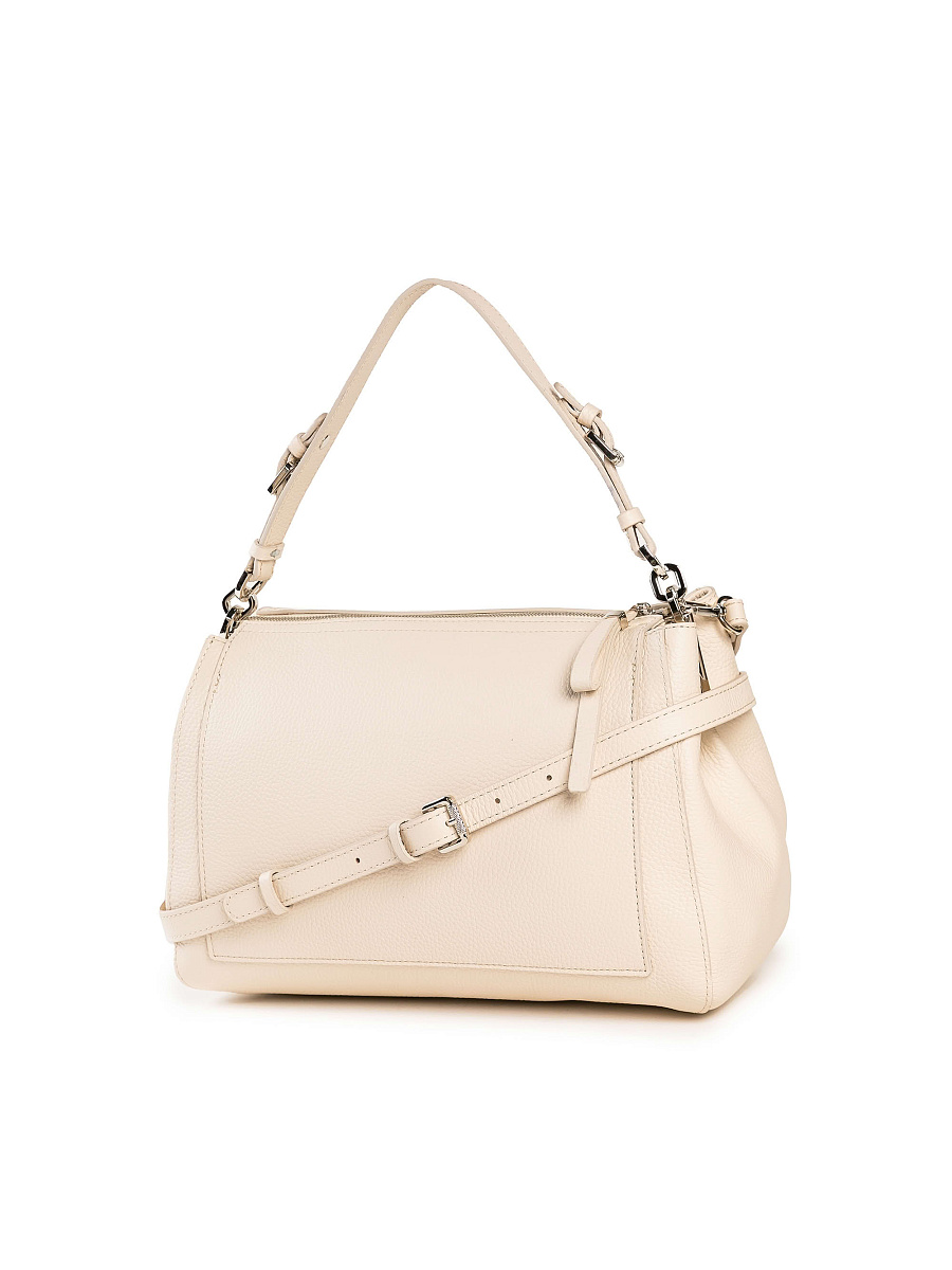 Женская сумка Dr. Koffer из натуральной кожи белая