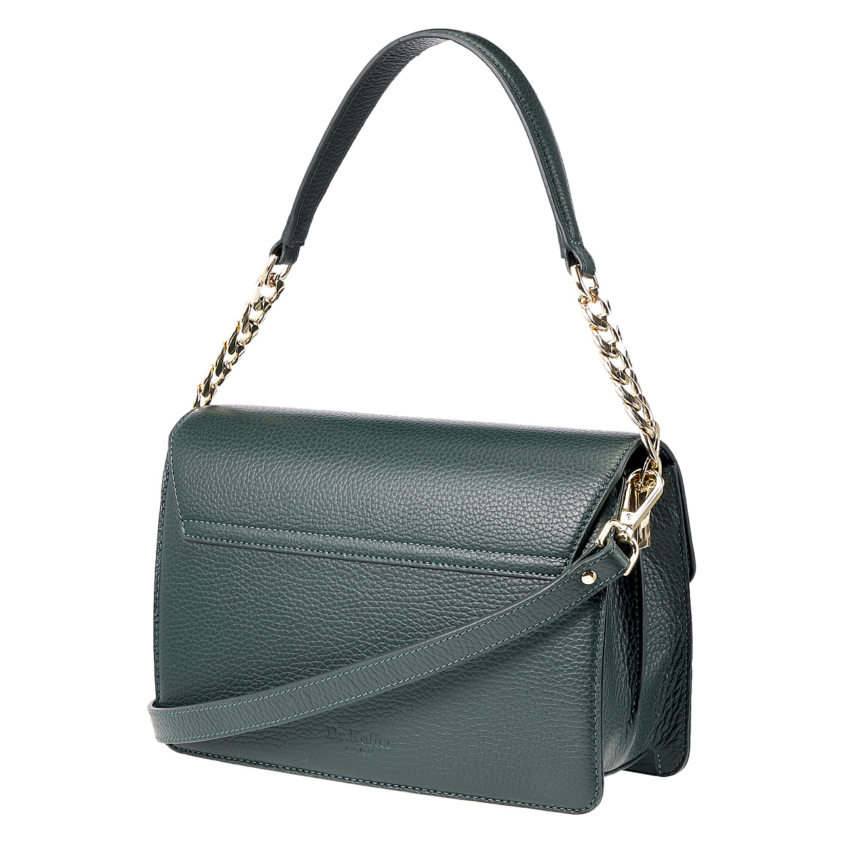 Женская сумка  Dr. Koffer из натуральной кожи зеленая