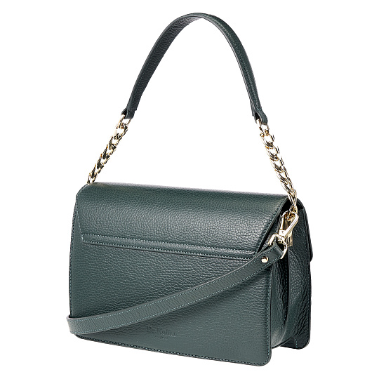 Женская сумка  Dr. Koffer из натуральной кожи зеленая