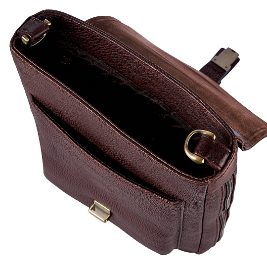 Сумка планшет Dr.Koffer из натуральной кожи коричневый