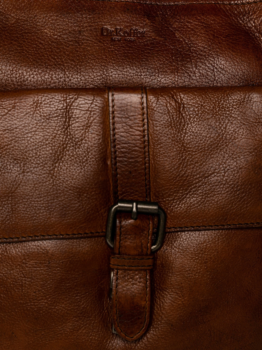 Рюкзак Dr.Koffer из натуральной кожи коричневый