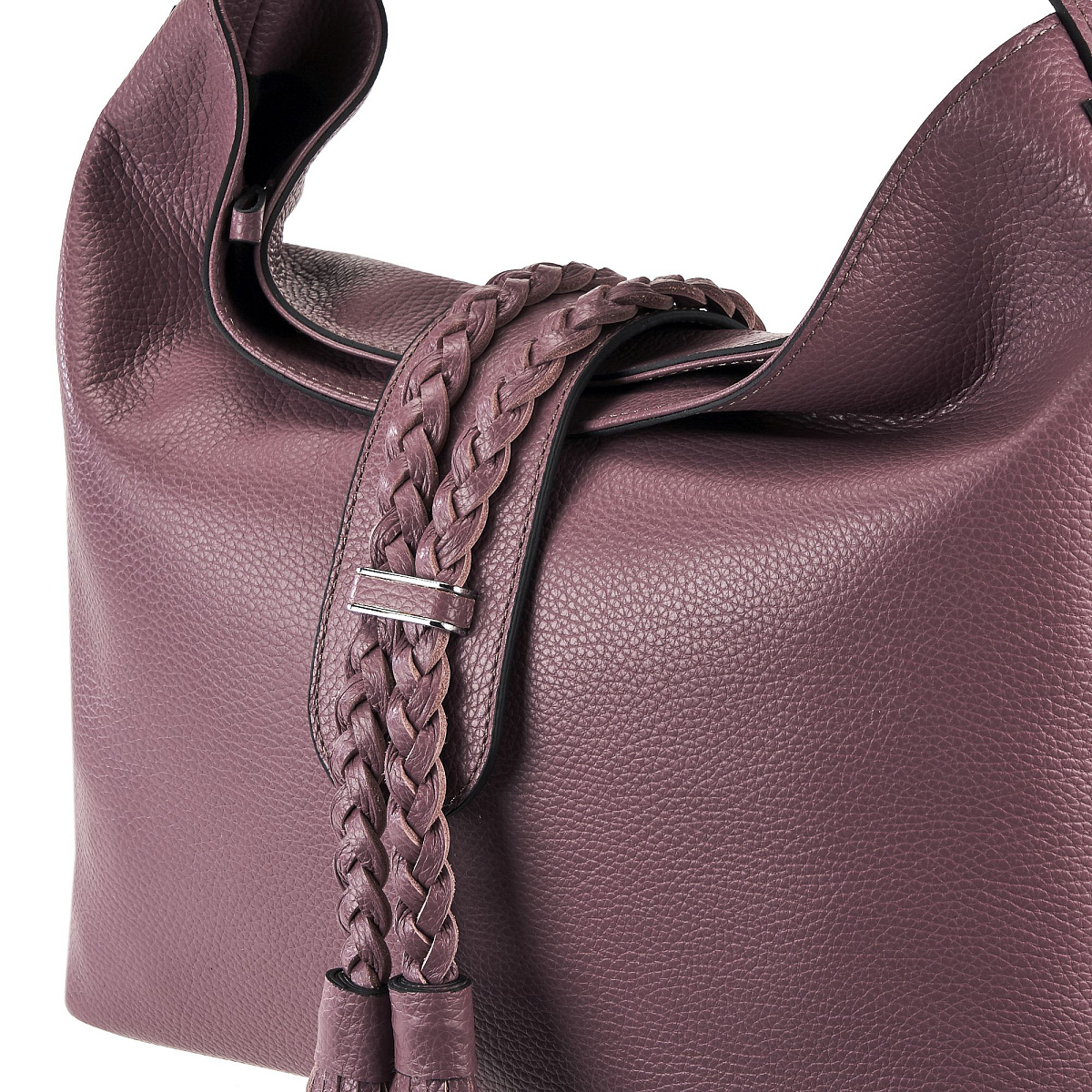 Женская сумка Dr. Koffer из натуральной кожи цвета фуксия