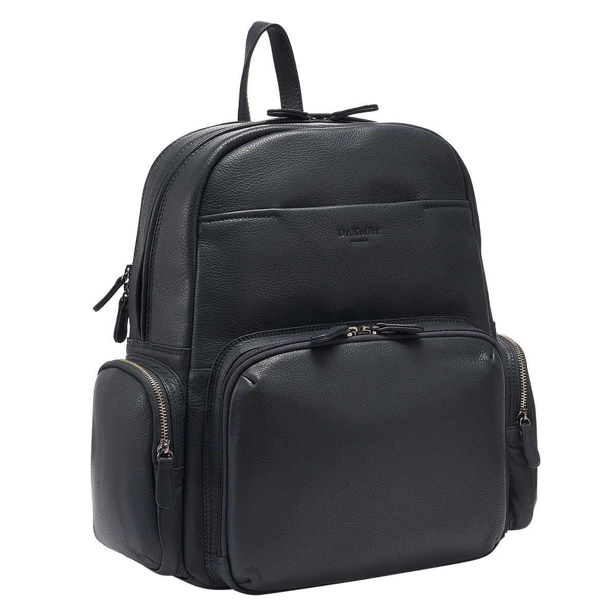 Рюкзак Dr.Koffer из натуральной кожи синий