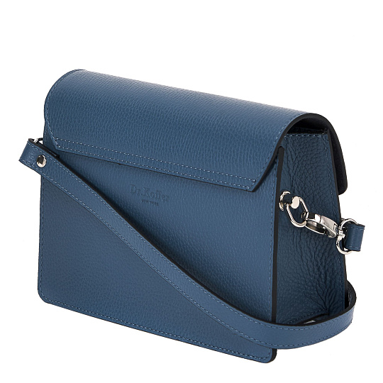 Женская сумка Dr. Koffer из натуральной кожи синяя