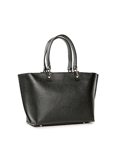 Женская сумка Dr. Koffer из натуральной кожи черная