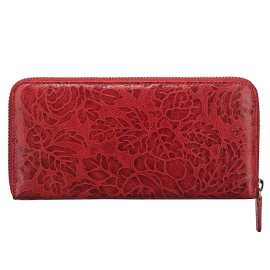 Портмоне Dr.Koffer из натуральной кожи красное