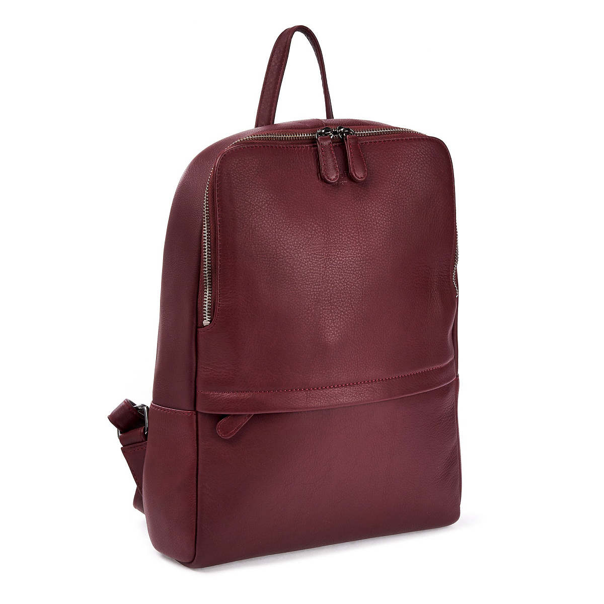 Рюкзак Dr.Koffer из натуральной кожи бордовый