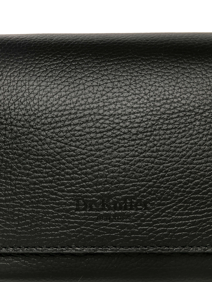 Женская сумка Dr. Koffer из натуральной кожи черная