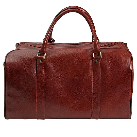 Стильная дорожная сумка с короткими ручками и съемным ремнем Dr.Koffer B231970-02-05