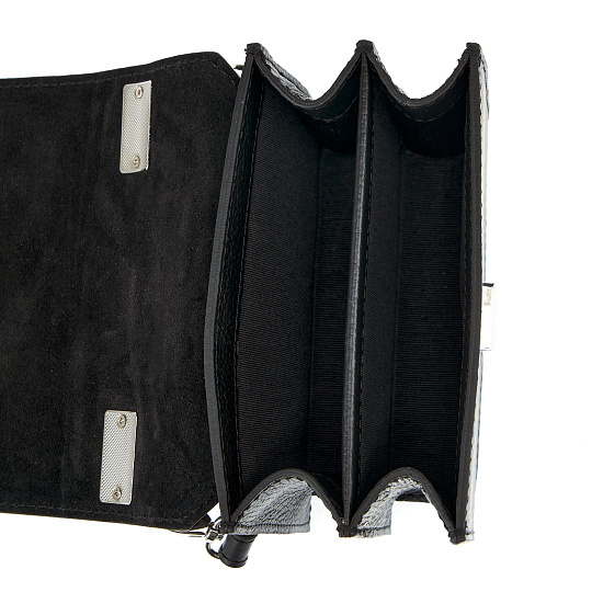 Женская сумка Dr. Koffer из натуральной кожи черная