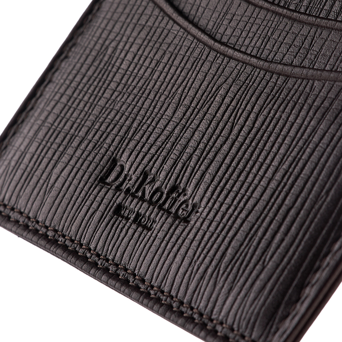 Кредитница Dr.Koffer из натуральной кожи коричневая