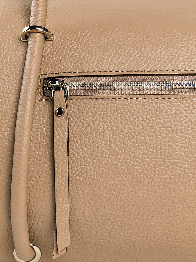 Женская сумка Dr. Koffer из натуральной кожи бежевая