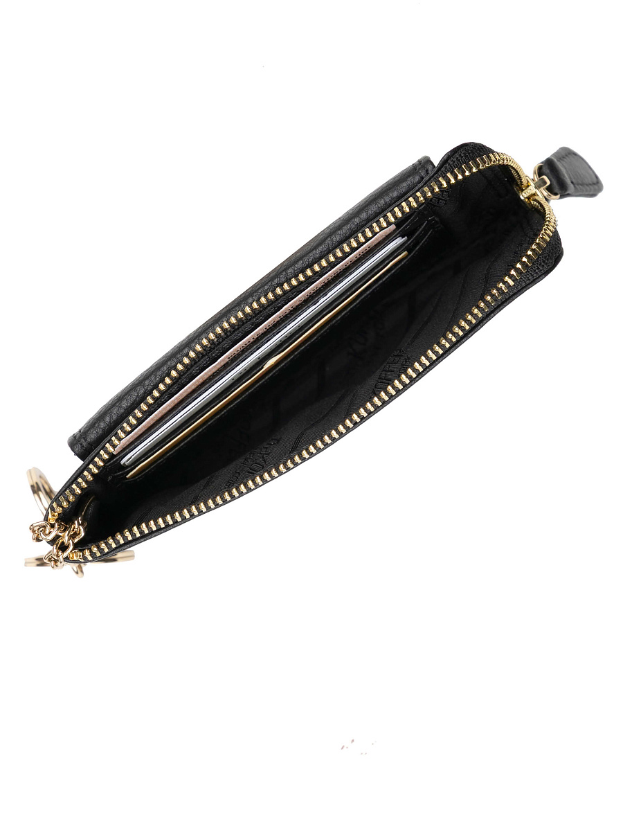 Ключница Dr.Koffer из натуральной кожи черная