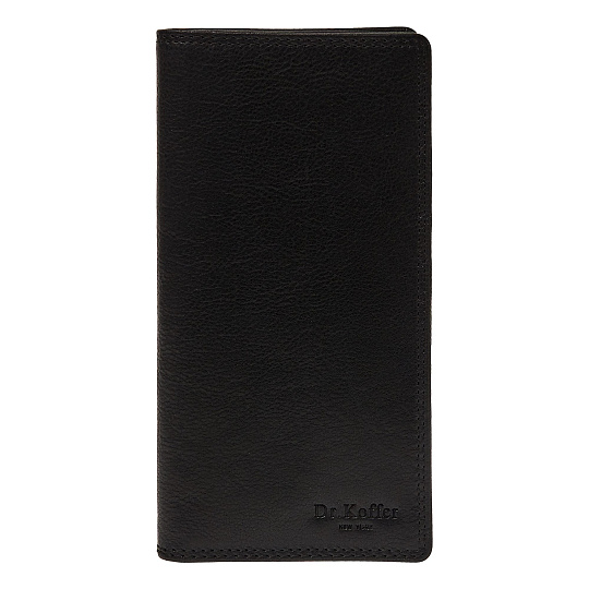 Портмоне Dr.Koffer из натуральной кожи черное